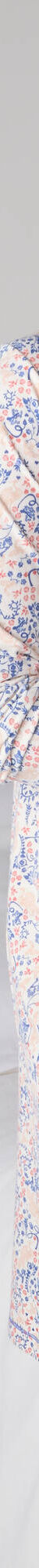 Chemise de nuit manches longues imprimée "oiseaux" (écru / bleu) Chemise de nuit manches longues imprimée "oiseaux" (écru / bleu)